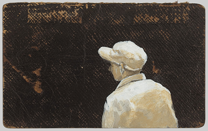 Man looking into the dark by Peter Van Gheluwe (2006)